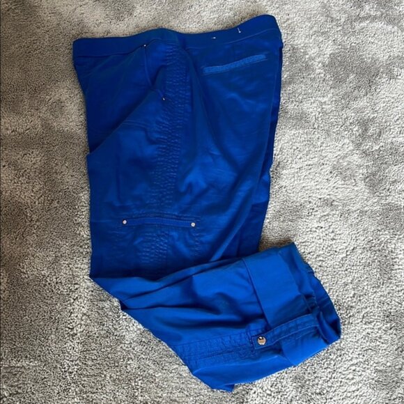Chico's Vibrant Blue Pants - Picture 1 of 7